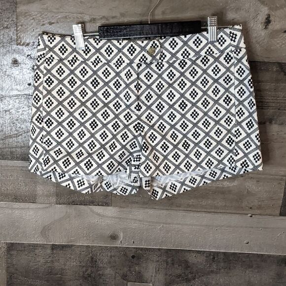 J Crew stretch print shorts size 4 - Picture 1 of 4